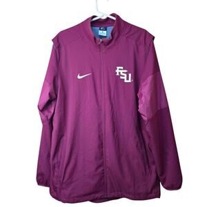 Nike Men's Burgundy Windbreaker Jacket